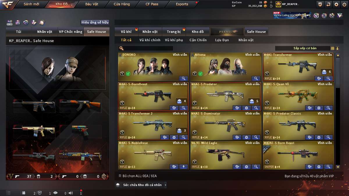 shop acc cf uy tin gia re